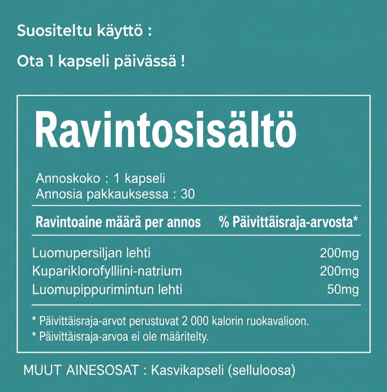 Nutrilea – Kosttilskudd mot kroppslukt